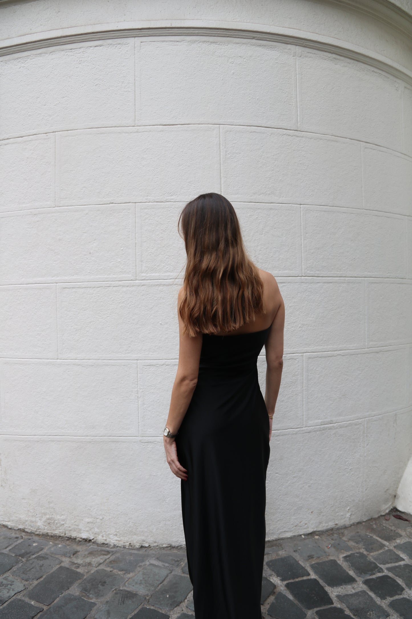Vestido strapless maia