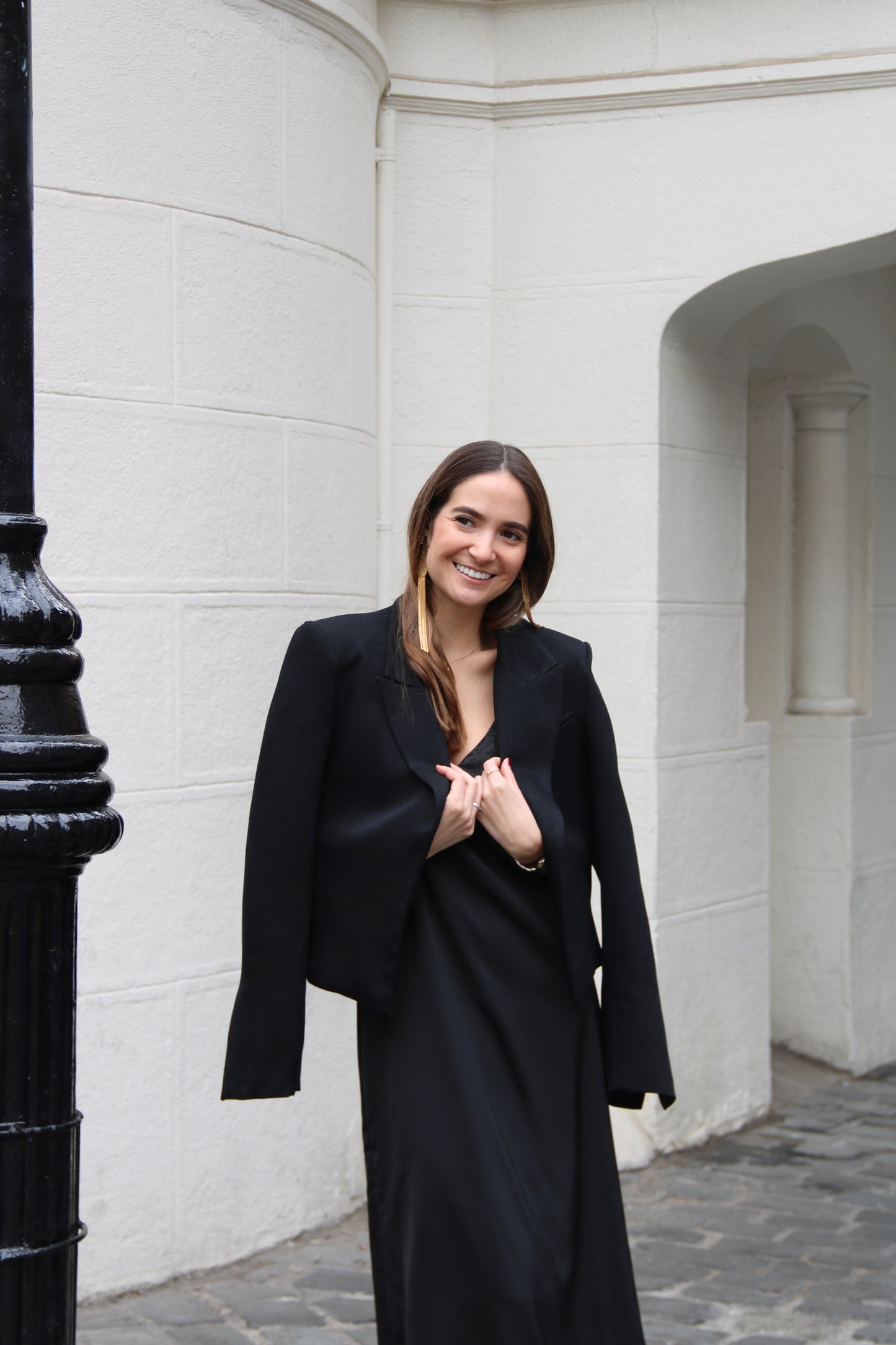 Blazer cropped gala