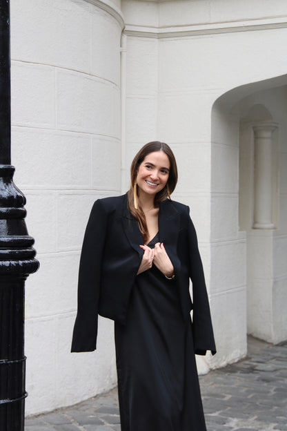 Blazer cropped gala