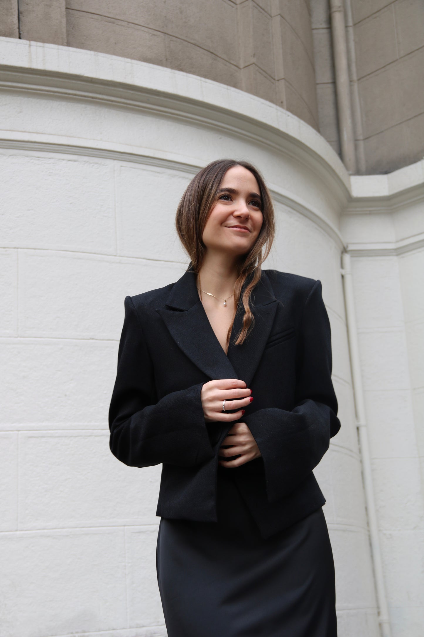 Blazer cropped gala