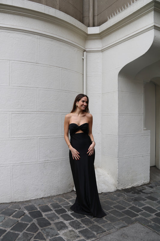 Vestido strapless maia