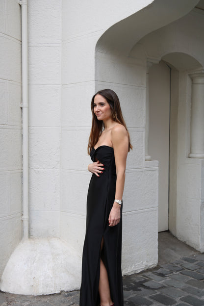 Vestido strapless maia