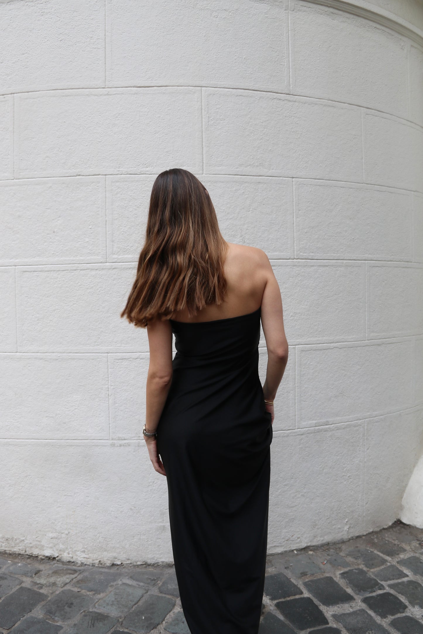 Vestido strapless maia