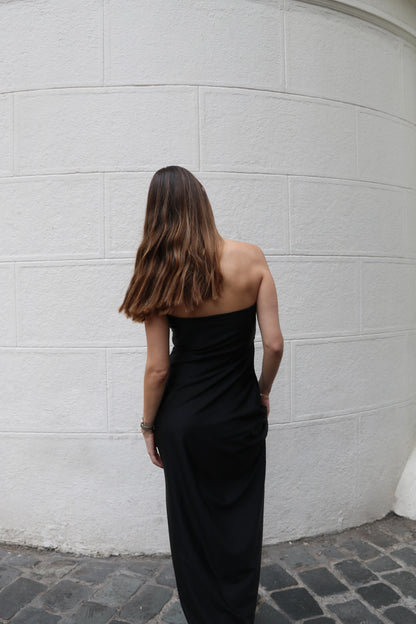 Vestido strapless maia