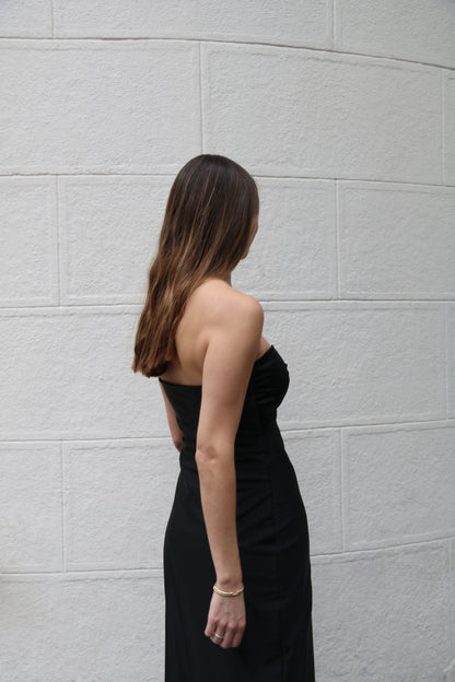 Vestido strapless maia