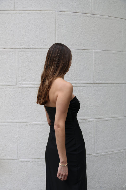 Vestido strapless maia
