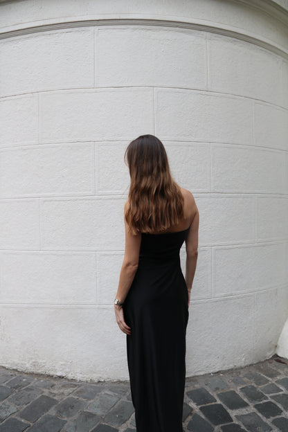 Vestido strapless maia