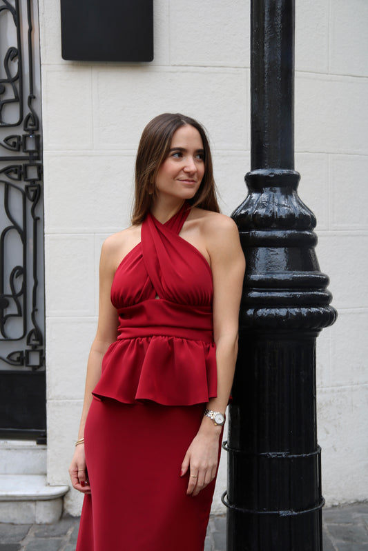 Top multi forma mila rojo