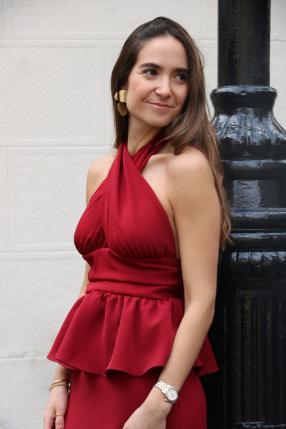 Top multi forma mila rojo