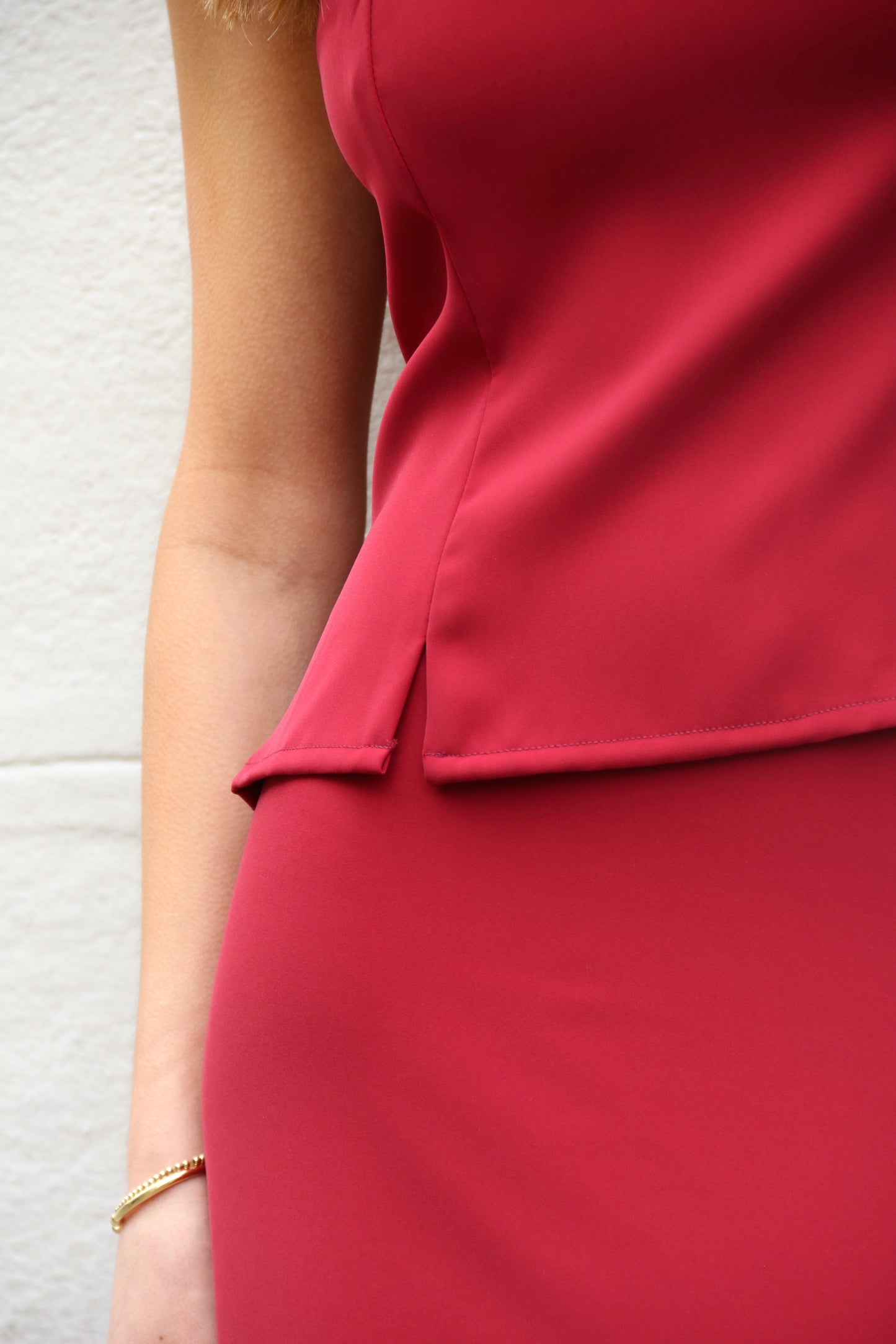 Top rojo manuela