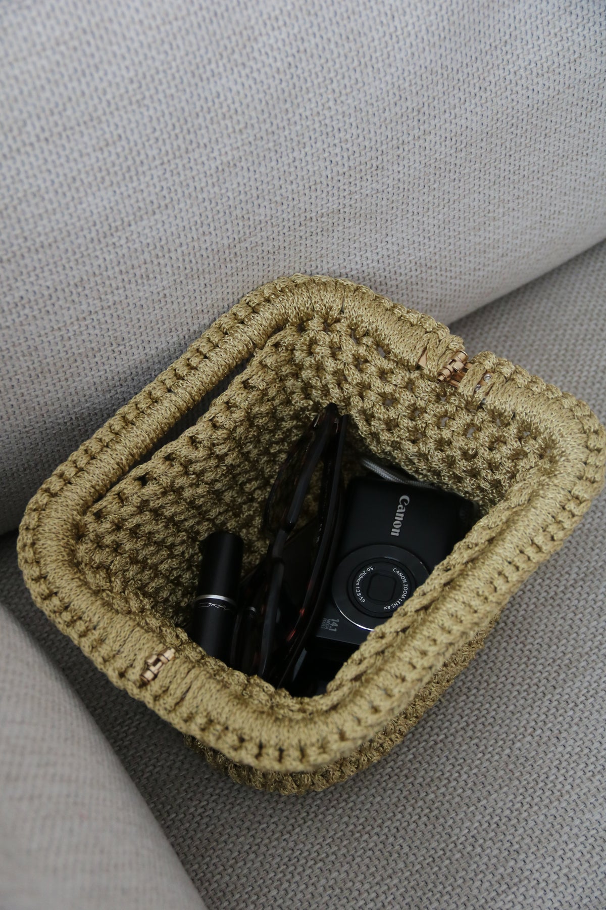 Cartera dorada