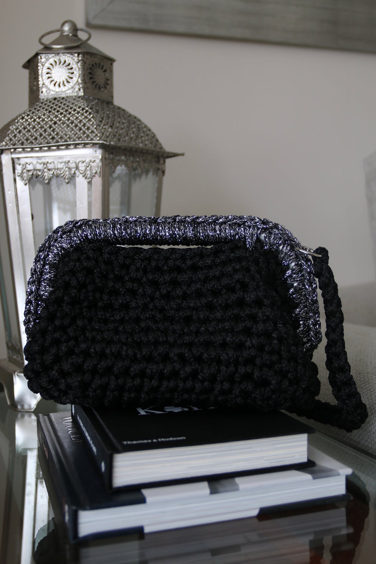 Cartera plateada